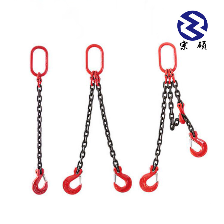 g80 alloy steel heavy duty industrial lifting chain with hook