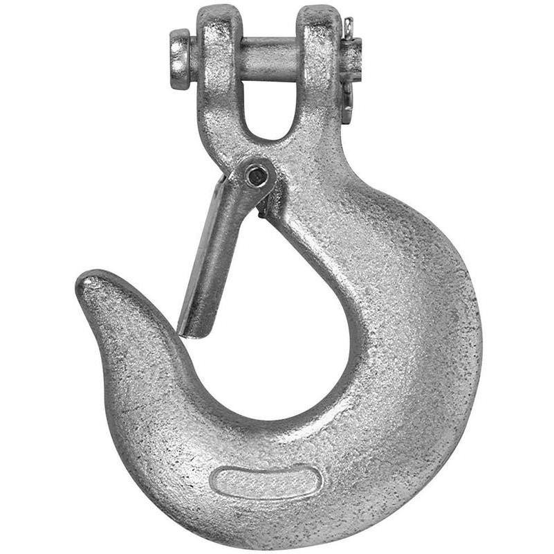 Galvanized Chain Hoist Safety Alloy Steel Drop Forged Lifting Eye Hook with Latch