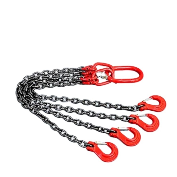 g80 alloy steel heavy duty industrial lifting chain with hook