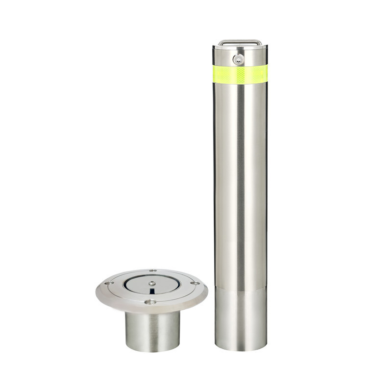 Fence barrier parking post car park mobile roadway safety security traffic bollard retractable steel pipe bollards war