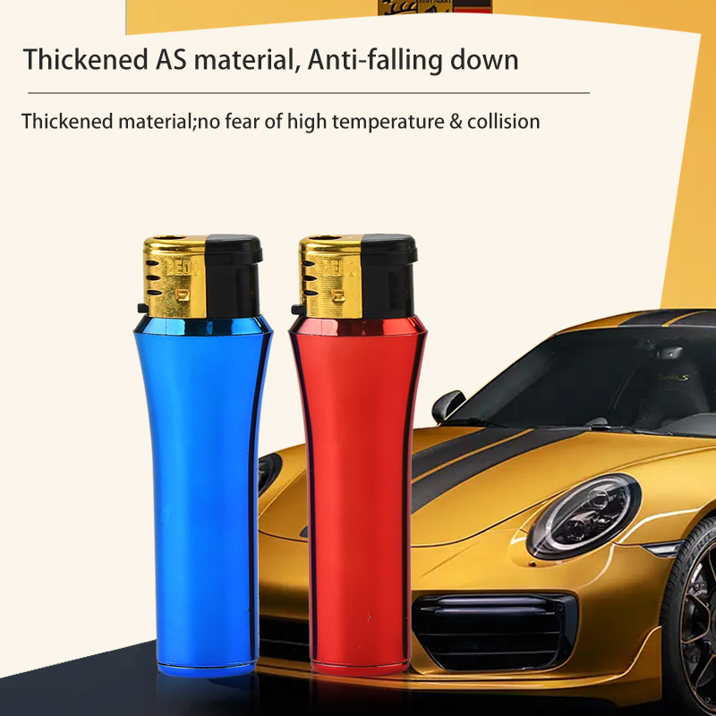 Eco-friendly Beautiful Vase Shape Windproof Lighter for Cigarette lighter Creative OEM Plastic Gas Lighters for Market Wholesale