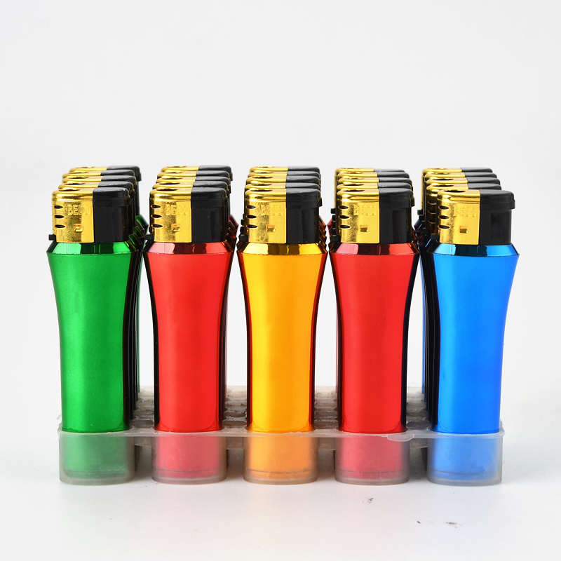 Eco-friendly Beautiful Vase Shape Windproof Lighter for Cigarette lighter Creative OEM Plastic Gas Lighters for Market Wholesale