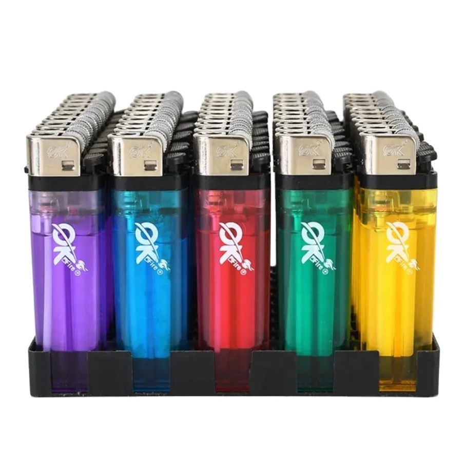 Wholesale Multifunction Multi-Color Customizable Designed Fancy Disposable Flint Plastic Lighters