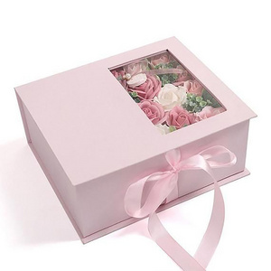 2024 New Valentines Day Packaging Box Rose Flower Saint Valentin Gift Box Preserved Eternal Rose