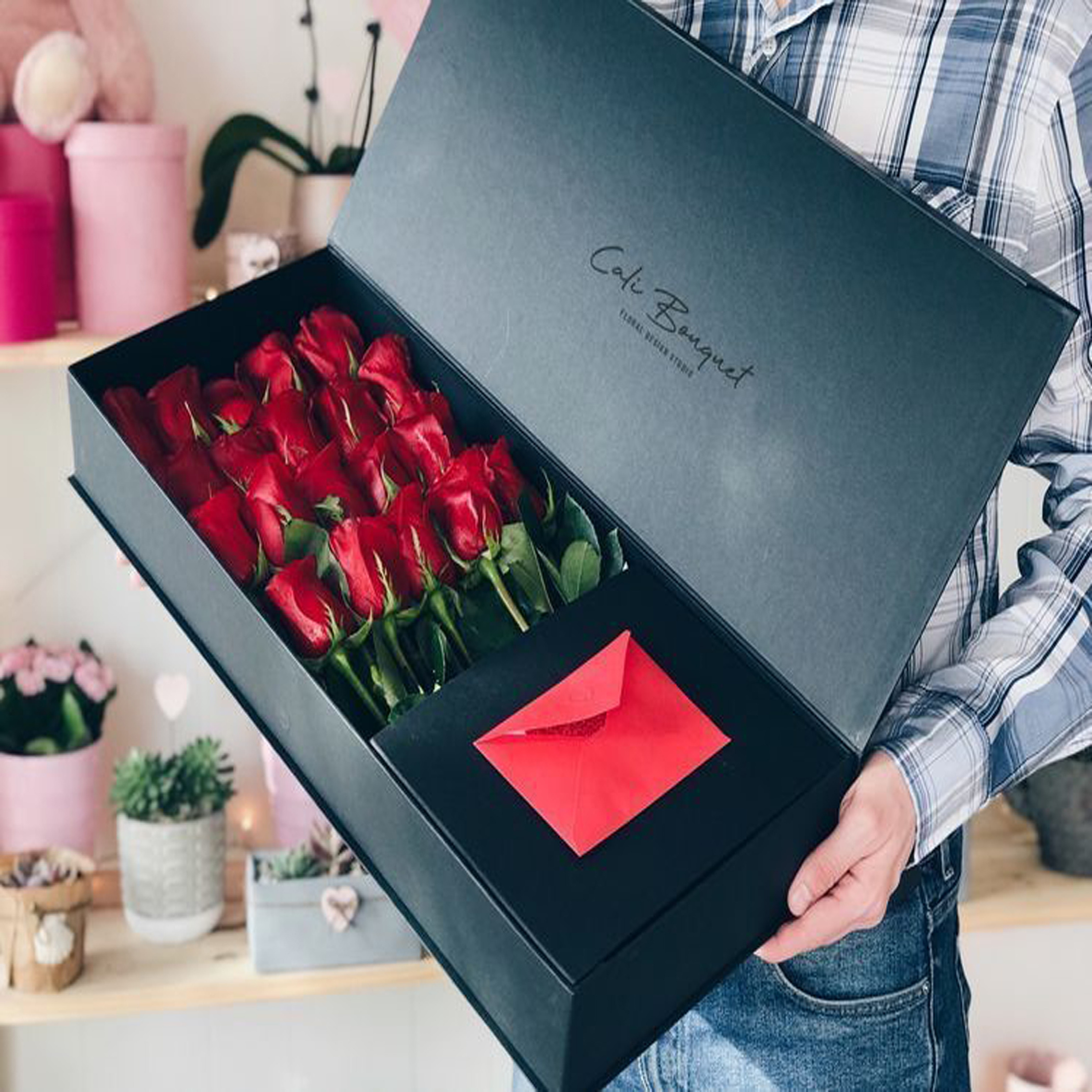 2024 New Valentines Day Packaging Box Rose Flower Saint Valentin Gift Box Preserved Eternal Rose