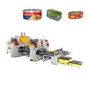 Full Auto Canned Tuna Fish /Sardine /Tomato Sauce/Canned Beef  2-Piece Tin Can Making Machine - CNC Punch Press