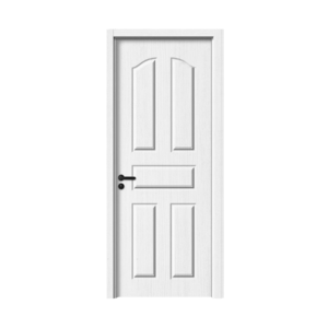 Simple Other OAK White Primed 6 Panels Soundproof Door Solid Composite Wood Melamine Interior Doors Design Price