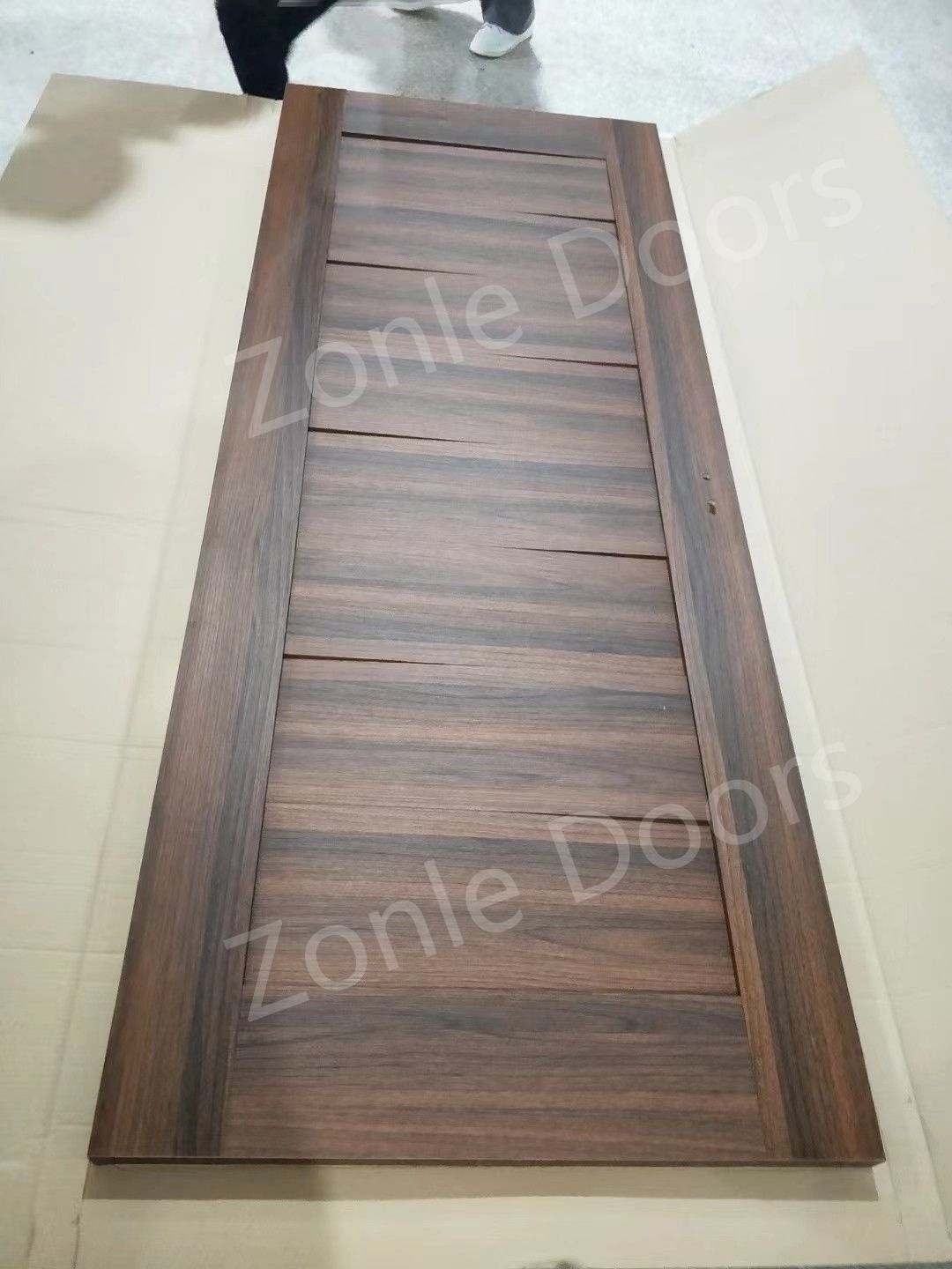 Modern Others Entrance MDF Room Exterior Door Melamine Veneer Solid Teak Wooden Interior Doors For House Design