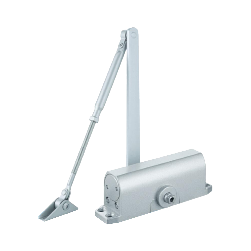 China Wholesale D8016T Auto Size Adjustable Hold Open Door Closer with Heavy Duty Stop Arm for 20-150kg door With smart lock