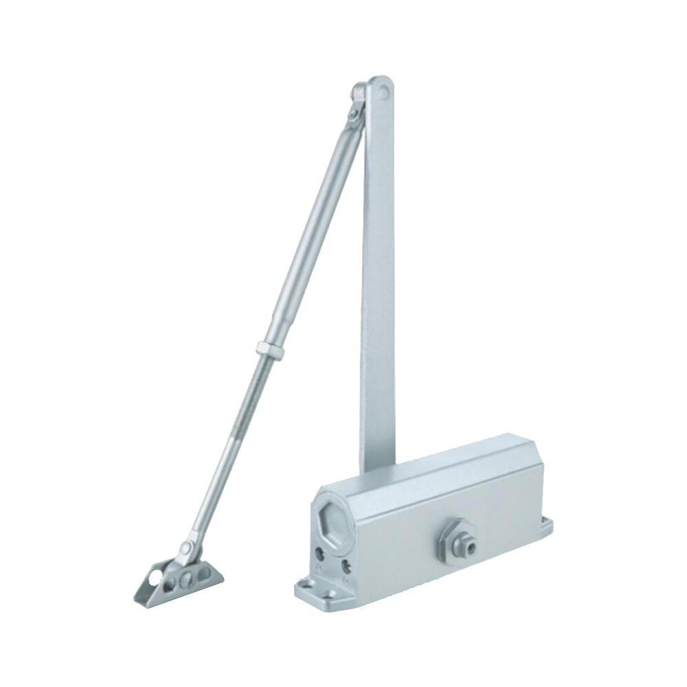 China Wholesale D8016T Auto Size Adjustable Hold Open Door Closer with Heavy Duty Stop Arm for 20-150kg door With smart lock