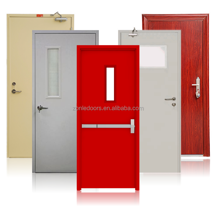 Fire rated Fire Exit Door with Panic Bar device-Emergency Exit Door