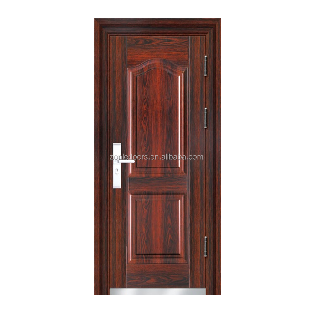 Latest Design Luxury Style CE China Supplier Cheapest Price Hot Sale Metal Security Steel Door with smart lock