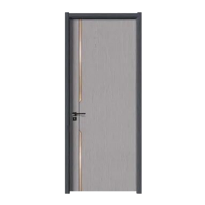 French Waterproof Modern Design Paint Finished Wood Door Waterproof New Arrivals Villa Exterior