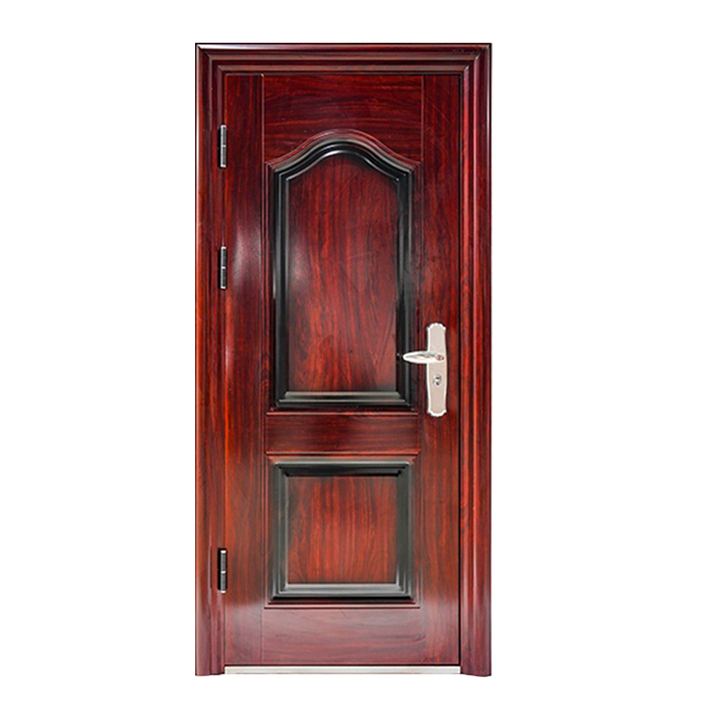 China Manufacturer High Quality  House Front Metal Modern Exterior Security Steel Doors For Home And Office