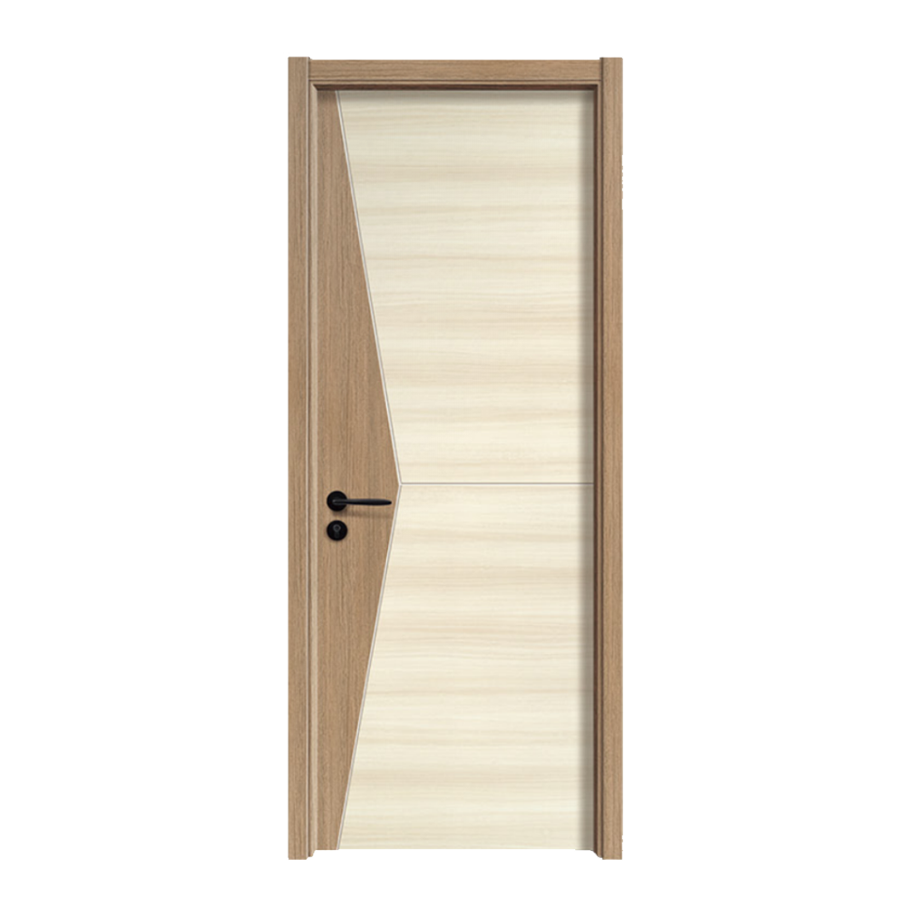 Cheap Price White WPC Simple Wood Door Other Soundproof Solid Teak Doors Interior Wooden Door For Hotel Bedroom