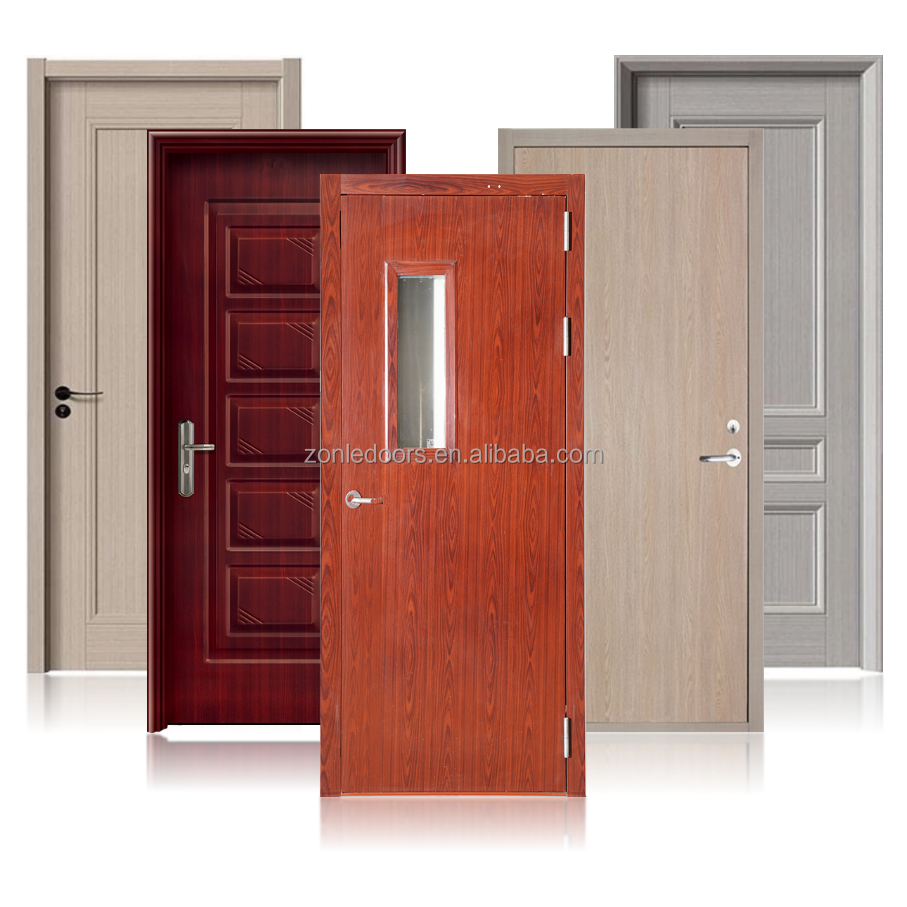 hotel interior doorss Aluminum honeycomb wood composite HPL moisture-proof fire prevention doors soundproof room sensor doors