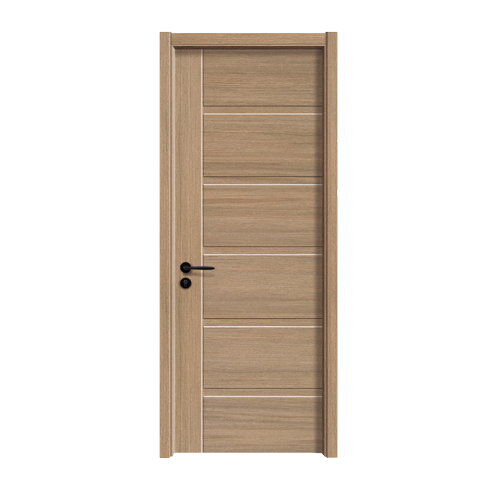 Cheap Price White WPC Simple Wood Door Other Soundproof Solid Teak Doors Interior Wooden Door For Hotel Bedroom