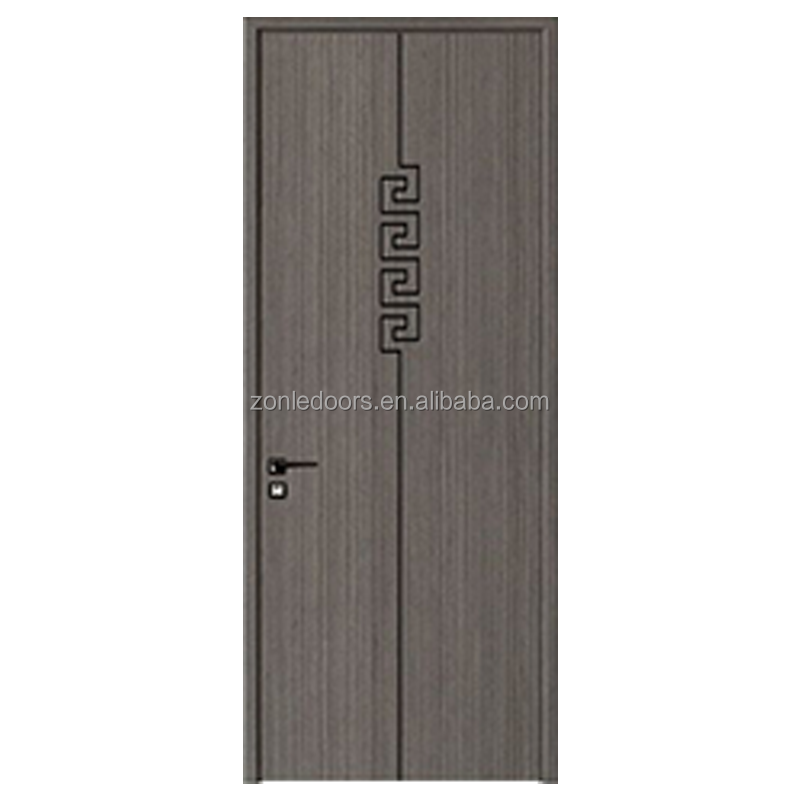 One-stop Service Cheap Wood Interior Door WPC 6 Panel Bedroom Doors With Smart Lock