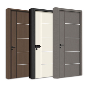 Soundproof Prehung Exterior Flush Plywood Entry Door Mahogany Interior Solid Wooden Others Doors Design