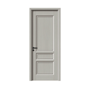 Factory Price Other 3 Panels Solid Door Core Primer Molded Room Carving Interior Wooden Doors for Apartment