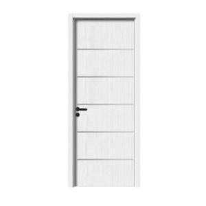 Cheap Price White WPC Simple Wood Door Other Soundproof Solid Teak Doors Interior Wooden Door For Hotel Bedroom