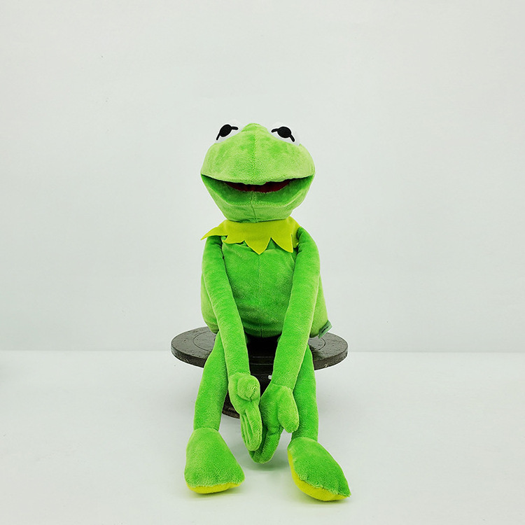 60cm Sesame Street Frogs Doll  Frog Plush Toys Stuffed Doll Frog Hand Puppet for Kids