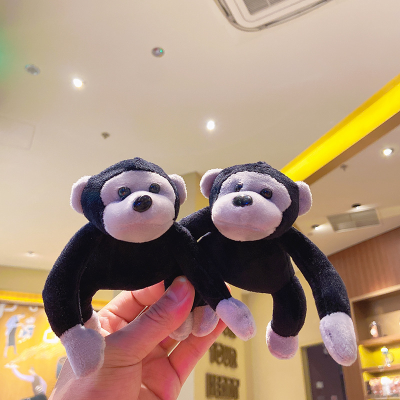 Wholesale Mini Soft Pendant Monkey Stuffed Animals Gorilla Plush Keychain