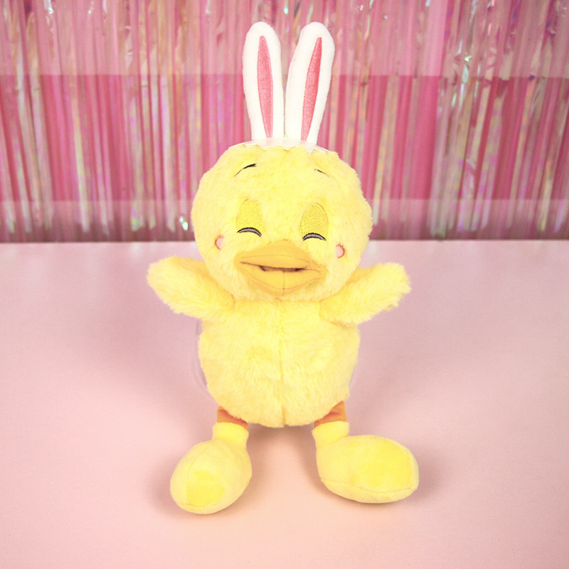 Wholesale Easter Day stuffed chicken bunny plush toy for claw machine