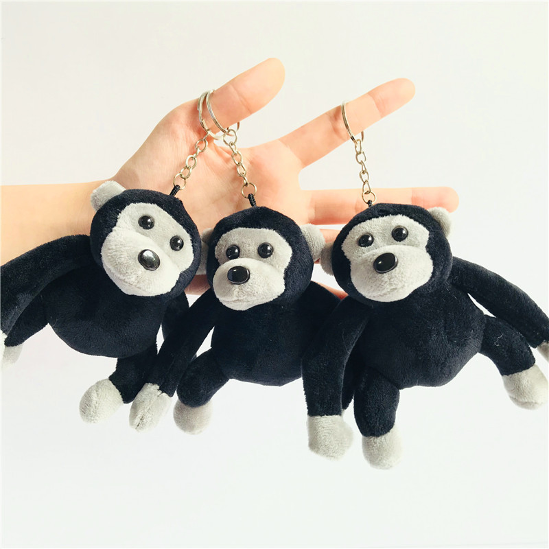 Wholesale Mini Soft Pendant Monkey Stuffed Animals Gorilla Plush Keychain