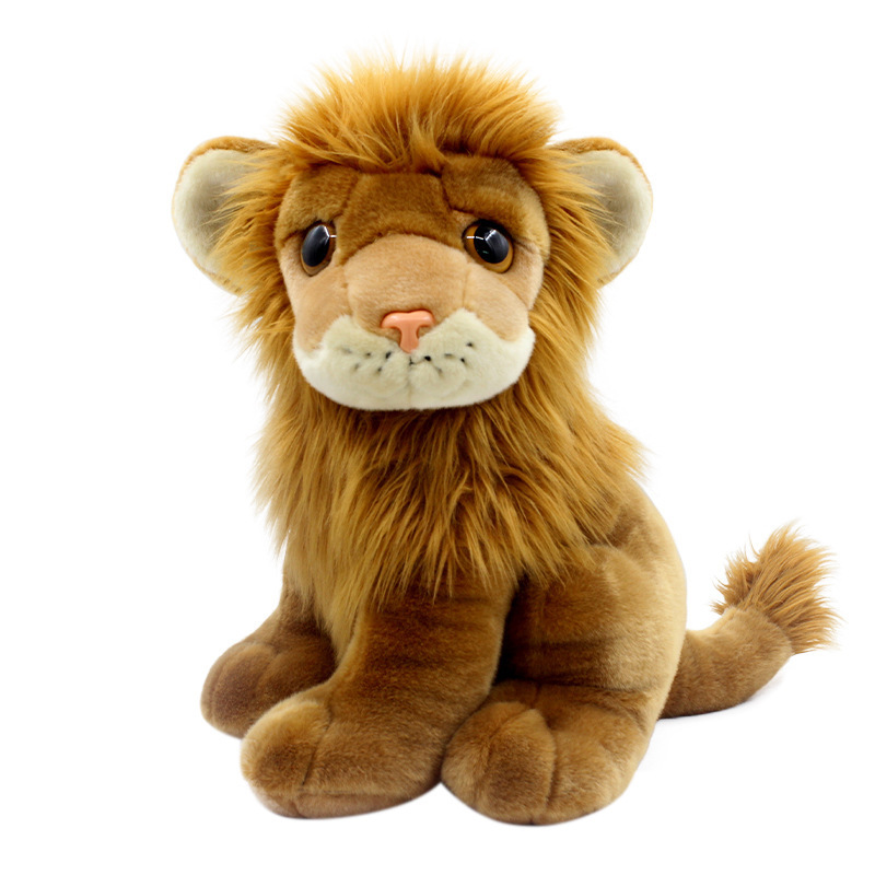 Factory Custom Soft Plush Toys Accessories Plastic Eye Eco Friendly Stuffed Lion Animal Eyes Children's Gift