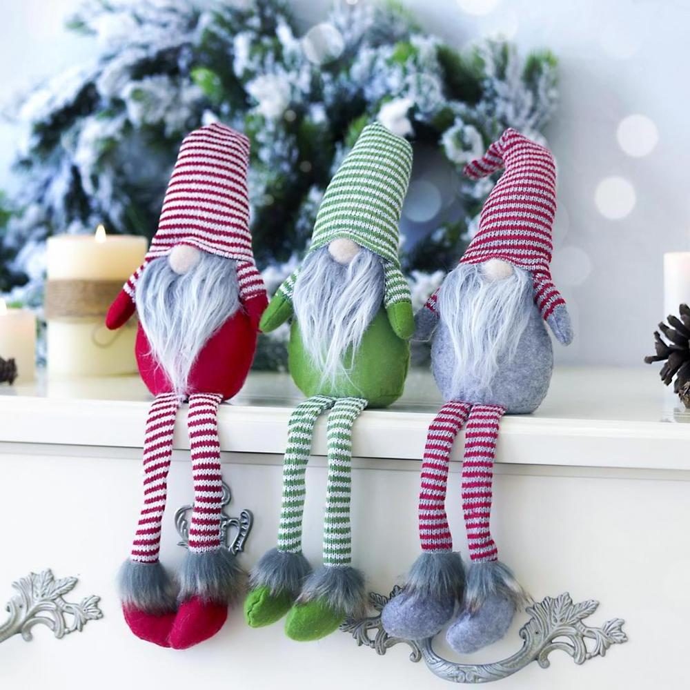 Free sample knitting long legs rudolf Christmas plush elf toys