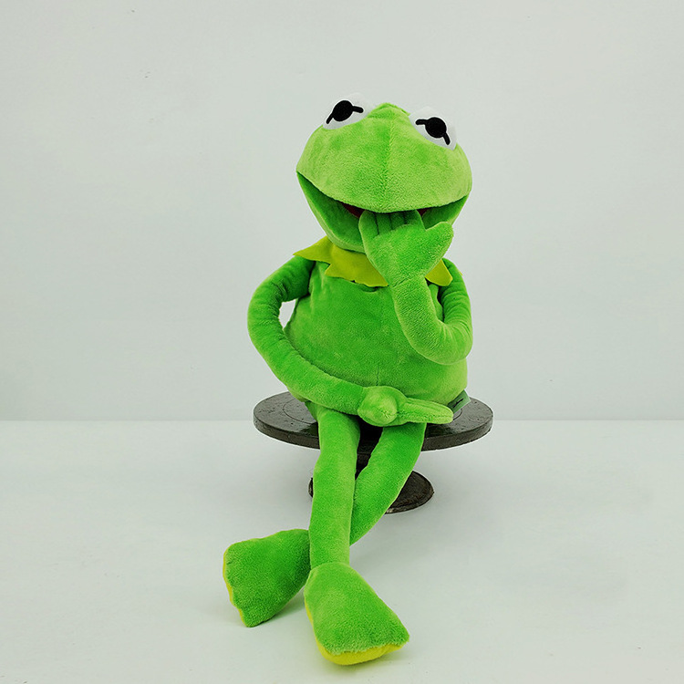 60cm Sesame Street Frogs Doll  Frog Plush Toys Stuffed Doll Frog Hand Puppet for Kids