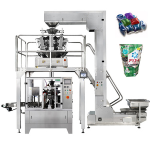 Laundry Bead / Laundry Pods Making Counting Filling Packaging Machine With Pouch