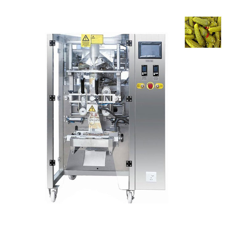 Automatic pe film making bag pickle bags packing machine