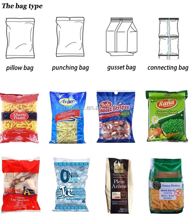 Automatic granular grains/peanut/pistachio/almond /sunflower seeds packaging machine for 10g-3000g