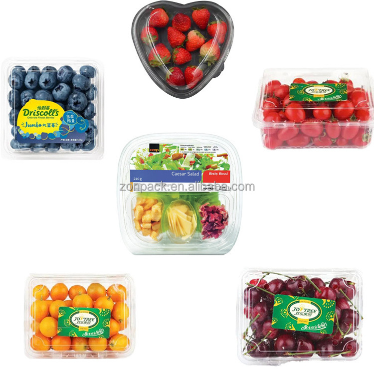 automatic fresh frozen fruit weighing box filling strawberry cherry blueberry packing machine with weigher