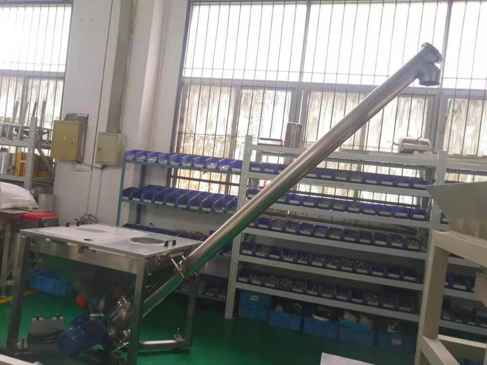 Packaging machine spare parts Grain auger screw conveyor small with motor