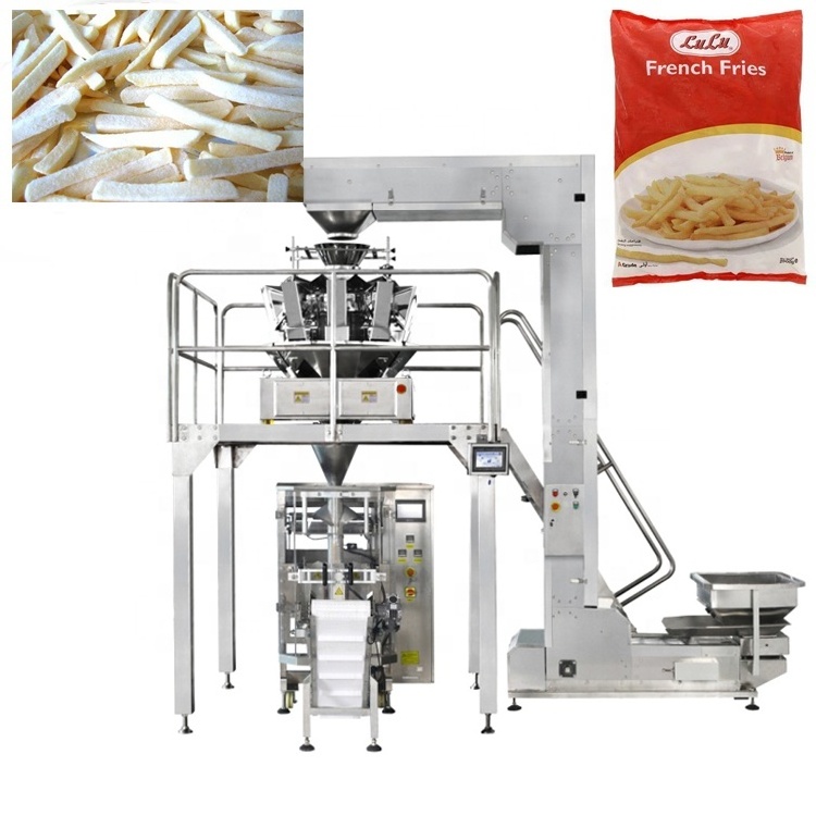 Multifunction potato fries frozen food french fries packaging machine for food pack