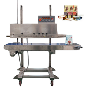 Automatic Vertical Continuous Band Sealer, Heat Pouch plastic Bag Sealer Sealing Machines