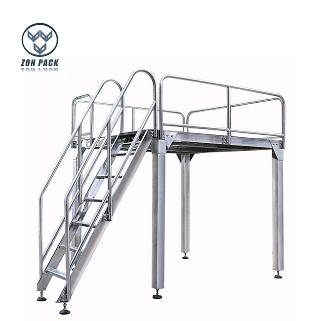 Factory Supply 304SS Stainless Steel Industry Support Working Platform for Multihead Weigher Packing Machine