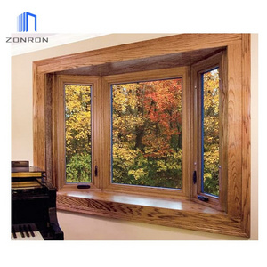 Zonron Factory Directly Price Aluminum Bay Window European Style Bay Windows For Sale