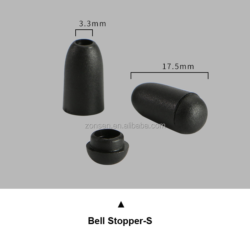 Wholesale Plastic End Stopper Spring Cord Ending Lock And Bell Stopper For Clothing Bags Hats or Shoes