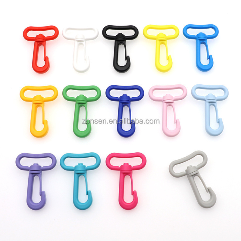 Factory 31MM Plastic Buckle Manufacturer Custom KAM Pom Snap Clip Hooks Strap Belt Hooks Rotary Plastic Swivel Snap Buckle Hook