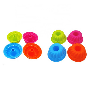 3D Microwave Silicone Spiral Cake Moulds Round Silicone Baking Cake Molds Silicone Decoration For Homemake