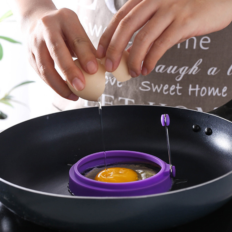 Silicone Fried Egg Pancake Ring Omelette Fried Eggs Heart Shaped Eggs Mould