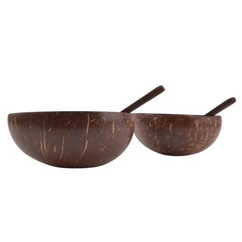 Vietnam Natural Coconut Bowl Set,Eco Coconut Bowl Shell,Coconut Shell Bowl And Spoon Set