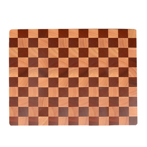 Premium Kitchen Chopping Block Wood Cutting Chopping Board Maple & Black Walnut Wood Mix Chopping Block Cutting Board