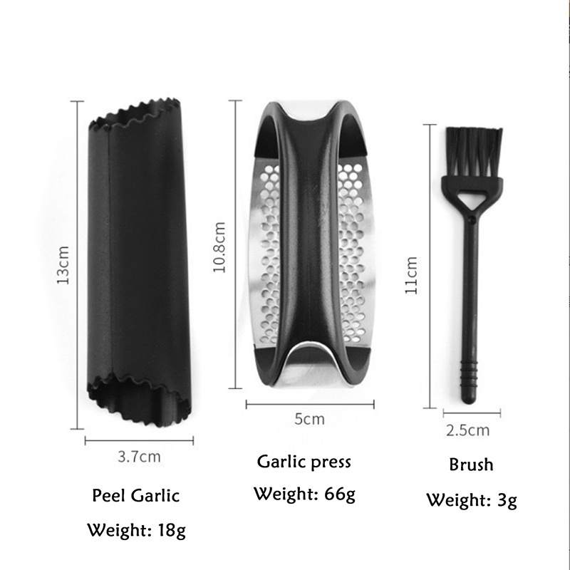 Garlic Tools Rocker Knob luach Presse Mincer Manuel Stainless Steel Ginger Juice Garlic Crusher Pressers Garlic Press