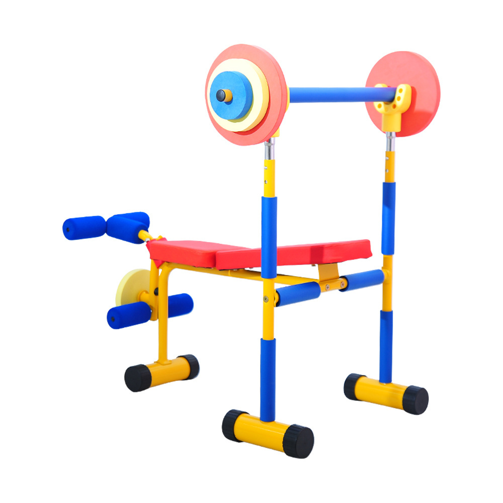 Children weight bench fitness gym equipment for kids