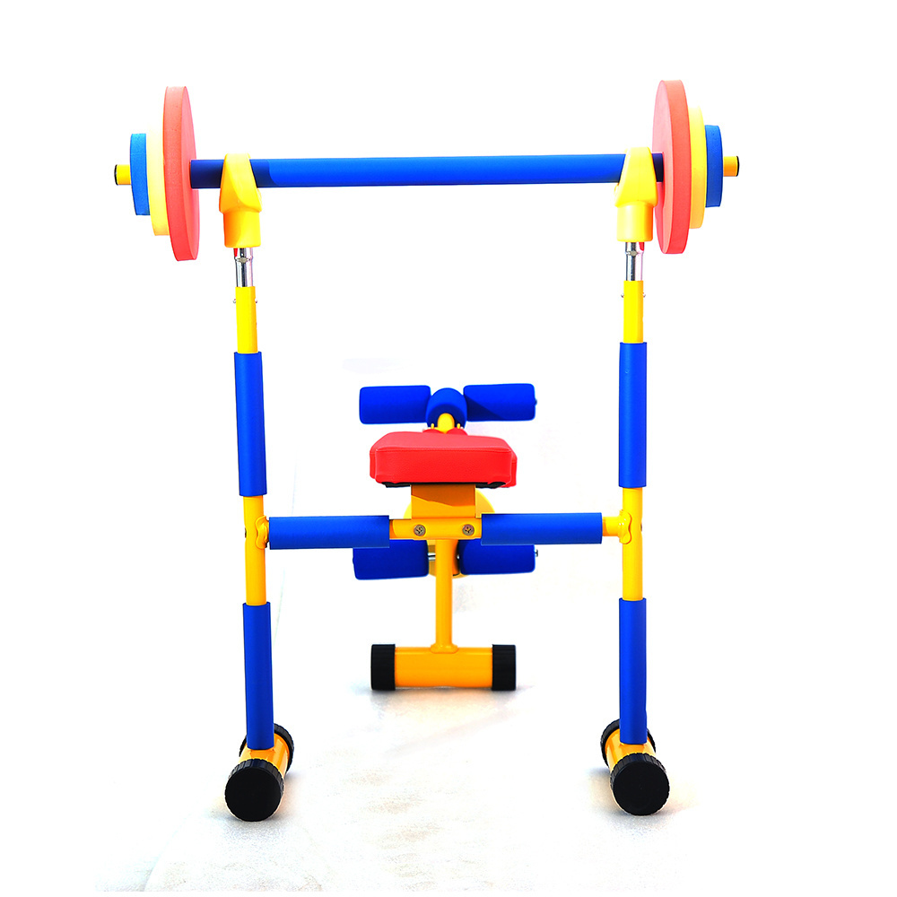 Children weight bench fitness gym equipment for kids